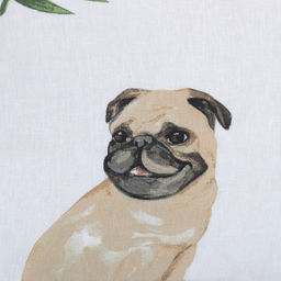 Постельное бельё Этель 1,5 сп Мопсы 143х215 см, 150х214 см, 50х70 см -1 шт, 100% хлопок, бязь  фото 3