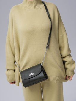 Кожаная сумка Deboro 30300 олива/аризона