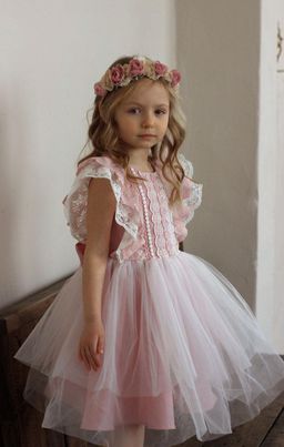 Л23-3 платье для девочки ЗЕФИРКА - Etoelf фото 4