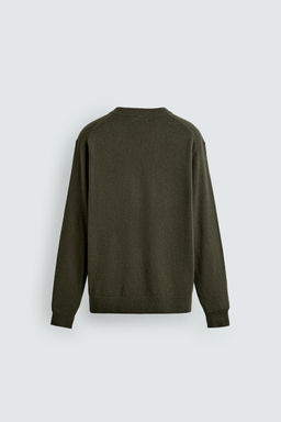 100% WOOL V-NECK JUMPER - Zara фото 8