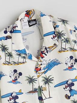 Mickey Mouse Bask?l? Erkek ?ocuk G?mlek