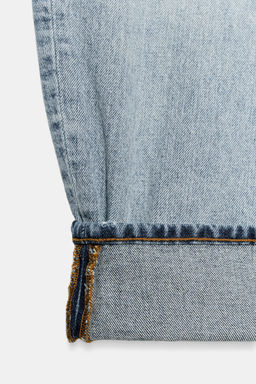 JEANS ZW COLLECTION BALLOON TIRO MEDIO / Azul - Zara фото 7