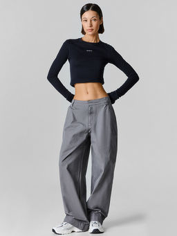 Брюки женские прямые серые