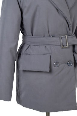 05-2119 Куртка женская зимняя (пояс) - El podio фото 13