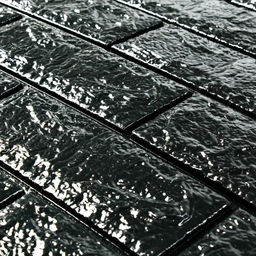 Самоклеящаяся ПВХ панель «Кирпич», 700×770 мм, цвет чёрный