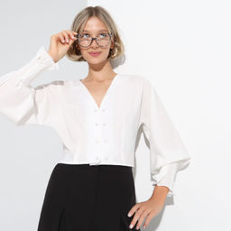 Блуза Стильный диалог (вайт) - Charutti фото 2