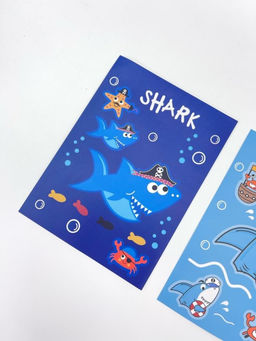 Набор наклеек 2 шт. "Sea shark", 11*15 см