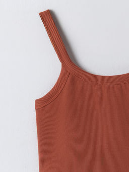 Топ женский оранжевый в рубчик - Mark formelle фото 5