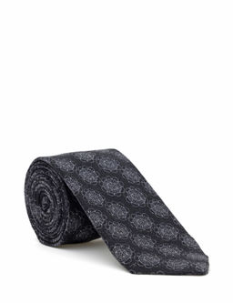 Черный шерстяной галстук - Cacharel фото 2