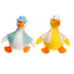 Цена за 12 шт. Антистресс игрушка «Уточка», мялка с пастой, цвета МИКС