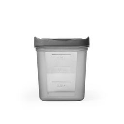 Цена за 2 шт. Емкость для сыпучих продуктов "Лайн" 1л (графитовый) М9002