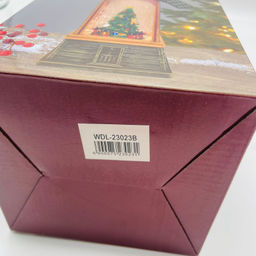 Новогодний декор Мельница стекло - Дед Мороз в санях 28 см (арт. WDL-23023A) - Ип лебедев о.ю фото 6