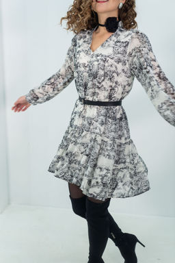 Платье Трэвис (черно-белый) - Nadi bordo фото 10