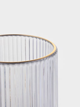 Набор стаканов 6 шт, 260 мл, золотой обод