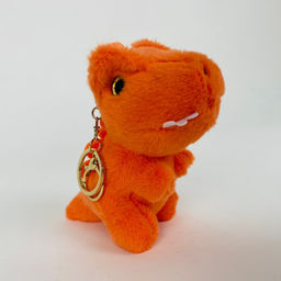 Мягкая игрушка брелок Динозаврик пушистый в ассортименте
