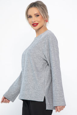 Джемпер трикотажный Ютта (серый) Б14726-30М - Lt collection фото 5