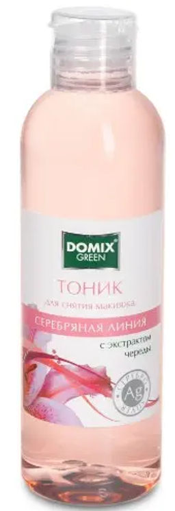 ДОМИКС Green Тоник демакияж с Чередой и НаноСеребром (Дозатор-200мл).102416. 12