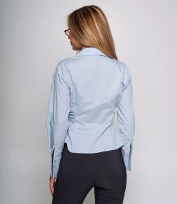 Блуза #КТ2698-1, голубой