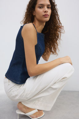 Wide High Waist Jeans - H&m фото 9