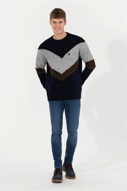 U. S. Polo Assn Мужской темно-синий свитер - U.s. polo assn фото 10