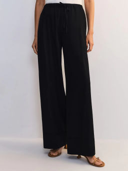 Льняные брюки с эластичным поясом ZR2605012102-50 / Zarina