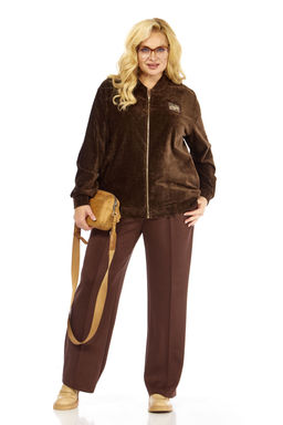 Костюм Элль стиль 2432 коричневый  фото 4