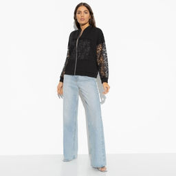 Бомбер Мода в большом городе (блэк) - Charutti фото 2