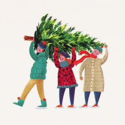 Цена за 2 шт. Коробка подарочная новогодняя складная Машинка, 16?23?7.5 см