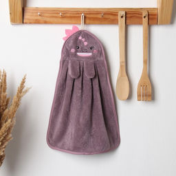 Салфетка декоративная Доляна Дракон 25х34 см, 280 г/м2 микрофибра, 100% п/э