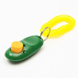 Кликер для дрессировки собак с браслетом на руку, зелёный - Пижон фото 2