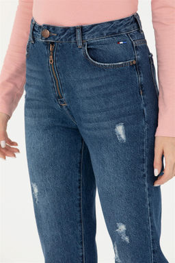 Женские темно-синие джинсовые брюки Неожиданная скидка в корзине - U.s. polo assn фото 6