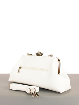 LACCOMA сумка Паола-Л815-белый эко кожа хлопок фото 5