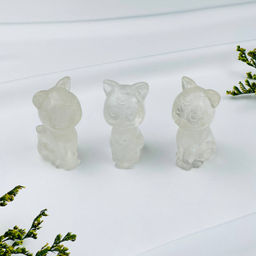 Фигурка Кошка из Горного Хрусталя - Радуга самоцветов фото 4