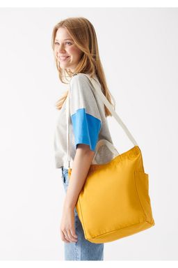 Желтая сумка через плечо 1910096-80909