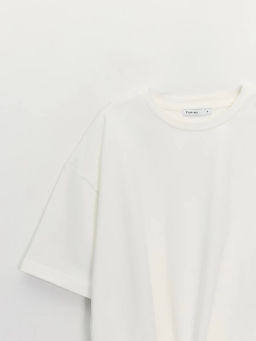 Футболка из хлопка с узлом ZR2605023409-2 / Zarina