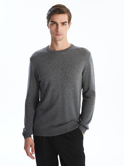 Bisiklet Yaka Erkek Triko Kazak