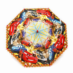 Зонт детский, 8 спиц, Ø 87 см, Тачки