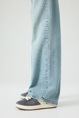 Relaxed Wide Leg Jeans - H&m фото 8