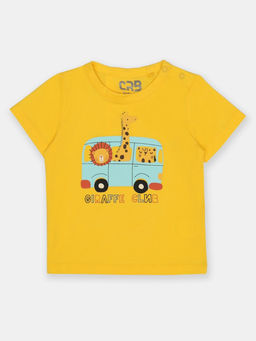CRB wear/CSBB 90234-30-392 Комплект для мальчика (футболка, шорты),желтый/Ex.Cherubino  фото 2
