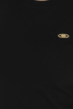 U. S. Polo Assn / Женская черная базовая футболка с круглым вырезом - U.s. polo assn фото 7