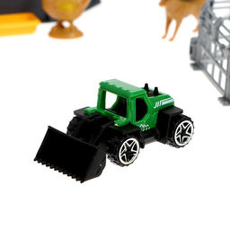 Игровой набор «Ферма», парковка для машин, амбар, вольеры, транспорт, животные