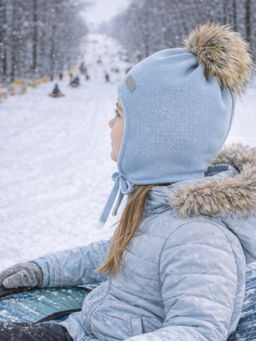 Шапка детская светлоголубая