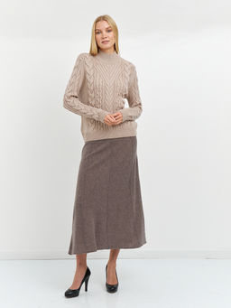 водолазка женская свободного кроя с косами - Glenfield фото 3