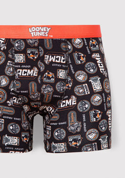 Looney Tunes Bask?l? Siyah Boxer - Mavi фото 2