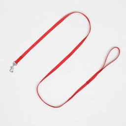 Комплект с мягкой шлейкой и бантиком Якорь, размер S, поводок 120 x 1,5 см, ОГ 23-42 см, красный - Пижон фото 9