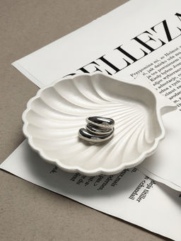 Кольцо металл Тренд тройная волна, цвет серебро, размер 18 - Qf фото 6