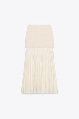 COMBINED KNIT SKIRT - Zara фото 13