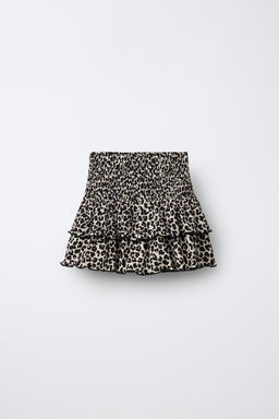FALDA BERMUDA ANIMAL PRINT / Leopardo - Zara фото 2