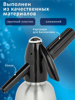 Сифон ALLEGRIA 1.0 л арт.005933 /Mallony/  фото 2