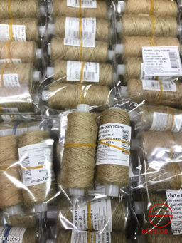 Нить джутовая в области шитья и рукоделия